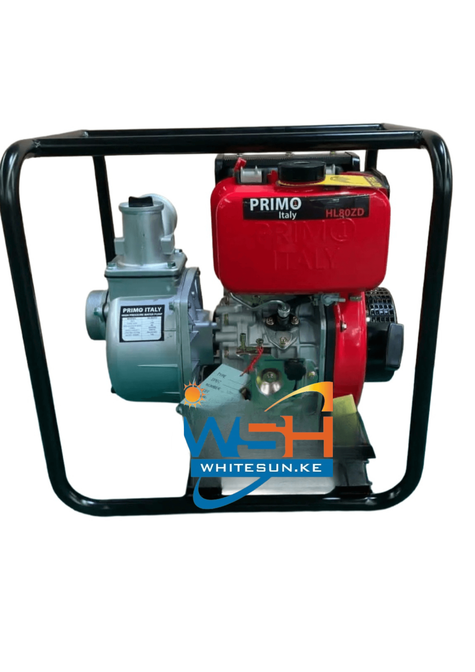 3" PRIMO ITALY Diesel Water Pump - High Pressure Pump HL80ZDHP