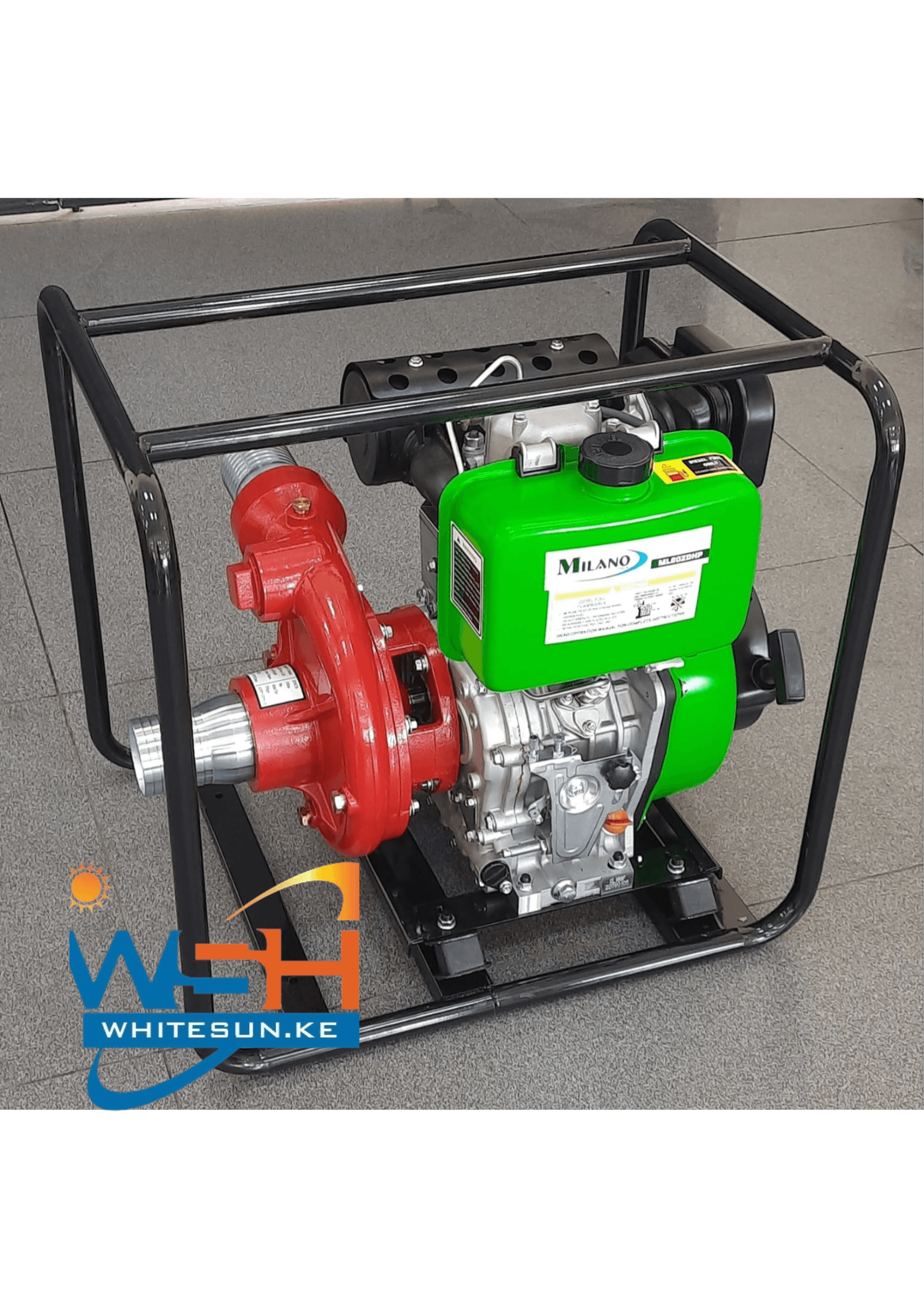 3" PRIMO ITALY Diesel Water Pump - Normal Pressure Pump HL80ZD Thumbnail 2