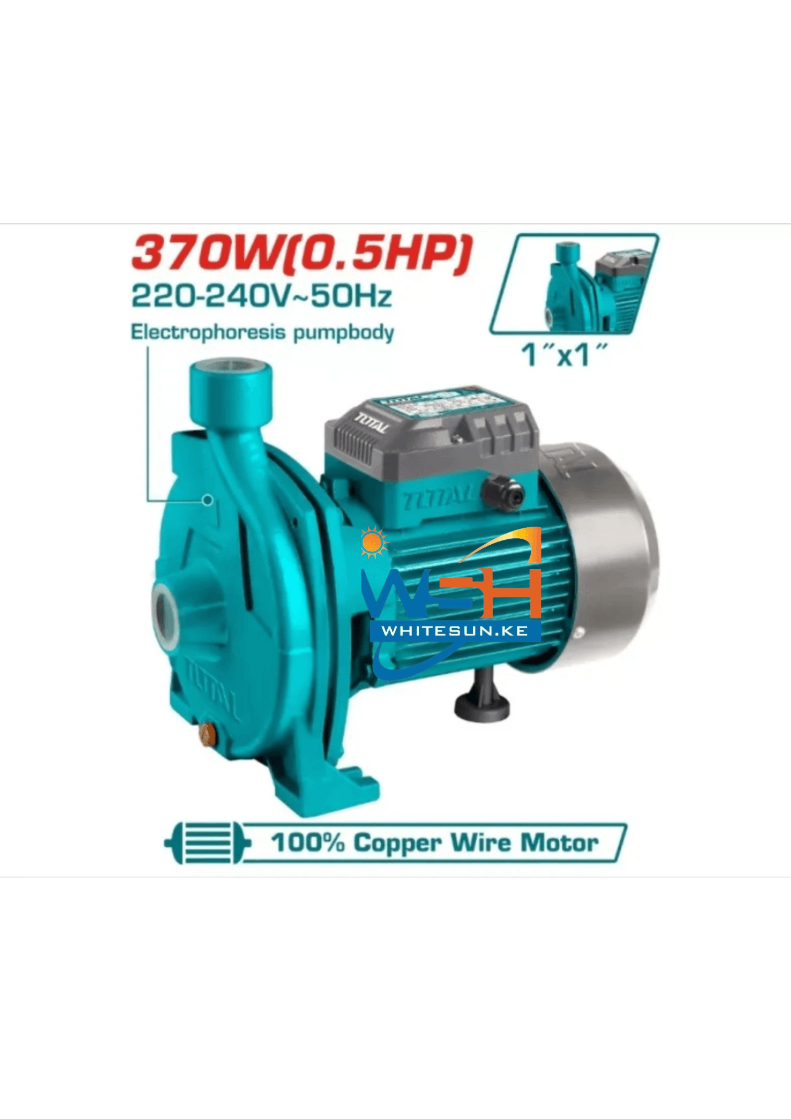 0.5 HP TOTAL Centrifugal Water Pump TWP23706 Thumbnail 3