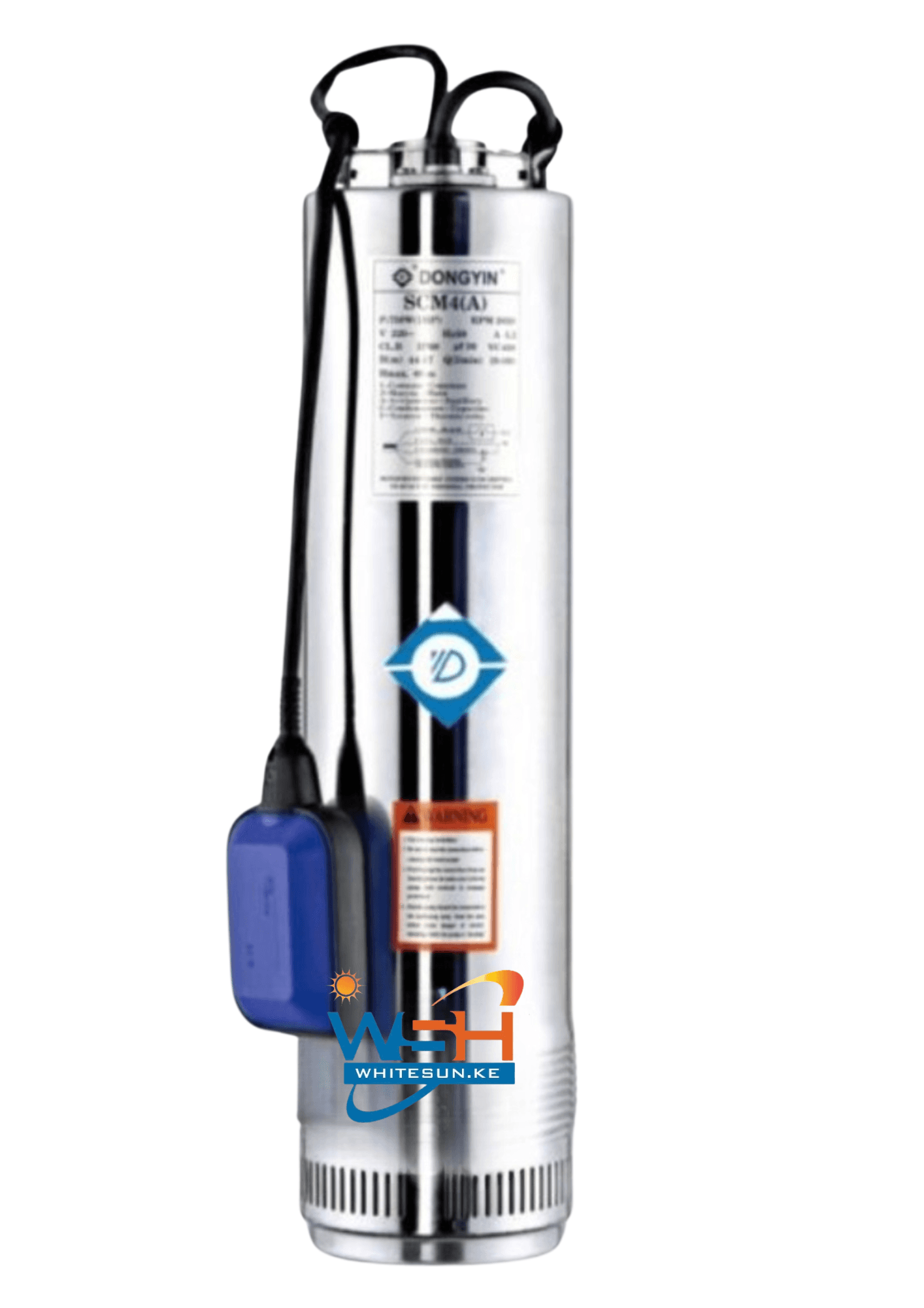 0.93Kw 6.6m³ 64m Doyin AC Well Pump Water Pump - SCM5 930w 1.25hp 6600 L/h Submersible Borehole