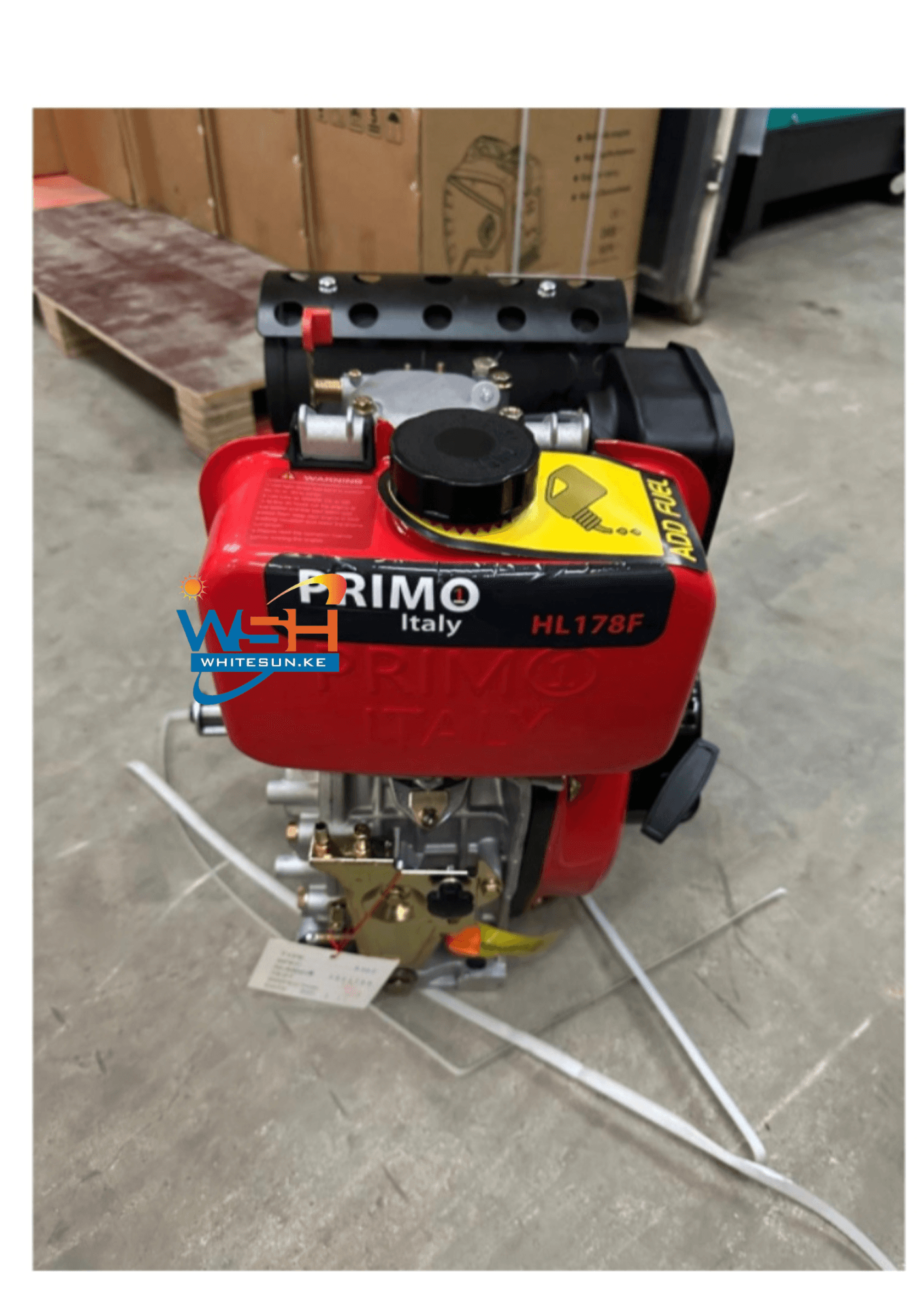 9Hp Primo Italy Diesel Engine HL186F - Blue Key Shaft Thumbnail 2