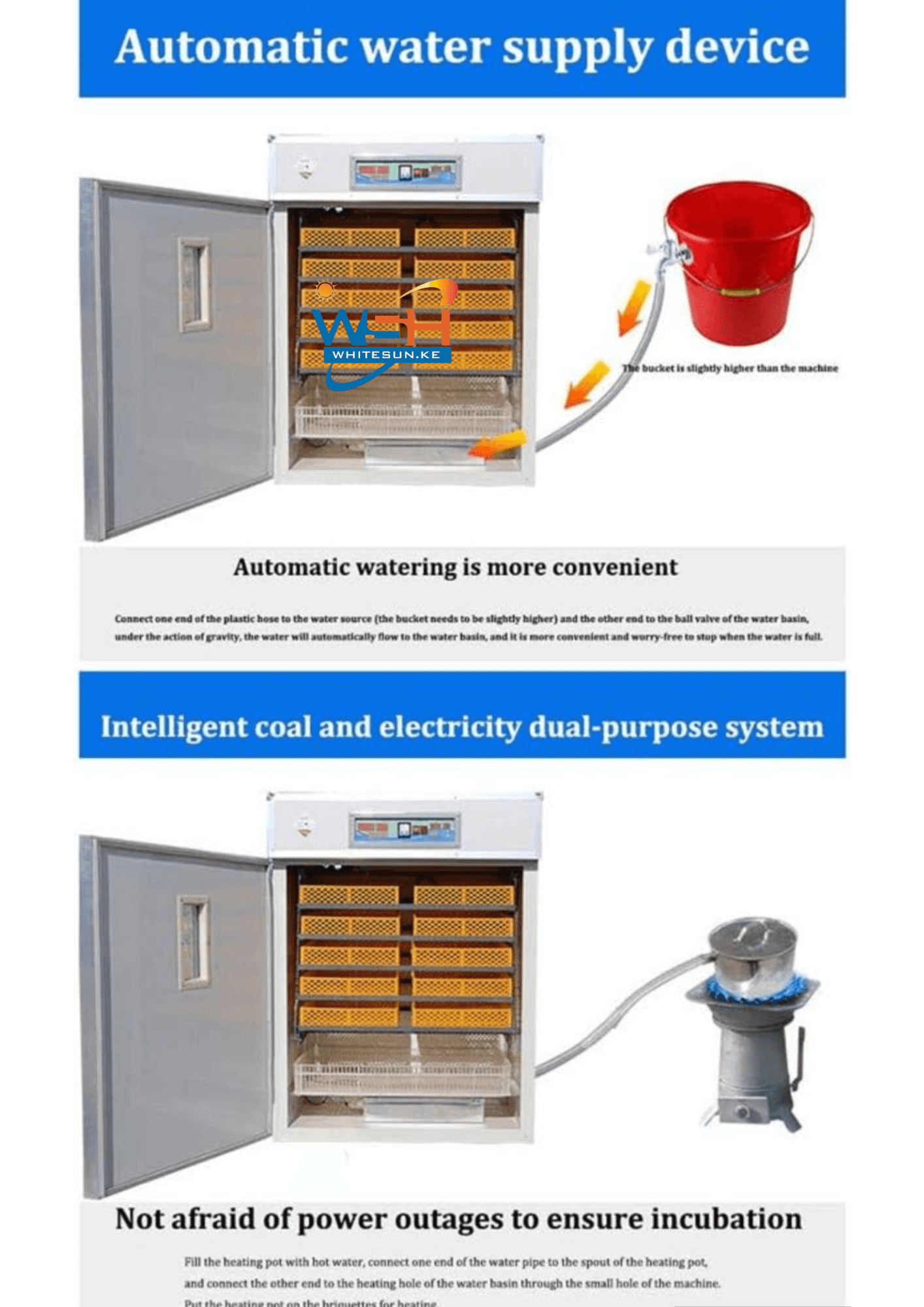 128 Eggs Faida Bora Digital Fully Automatic Egg Incubator Thumbnail 6