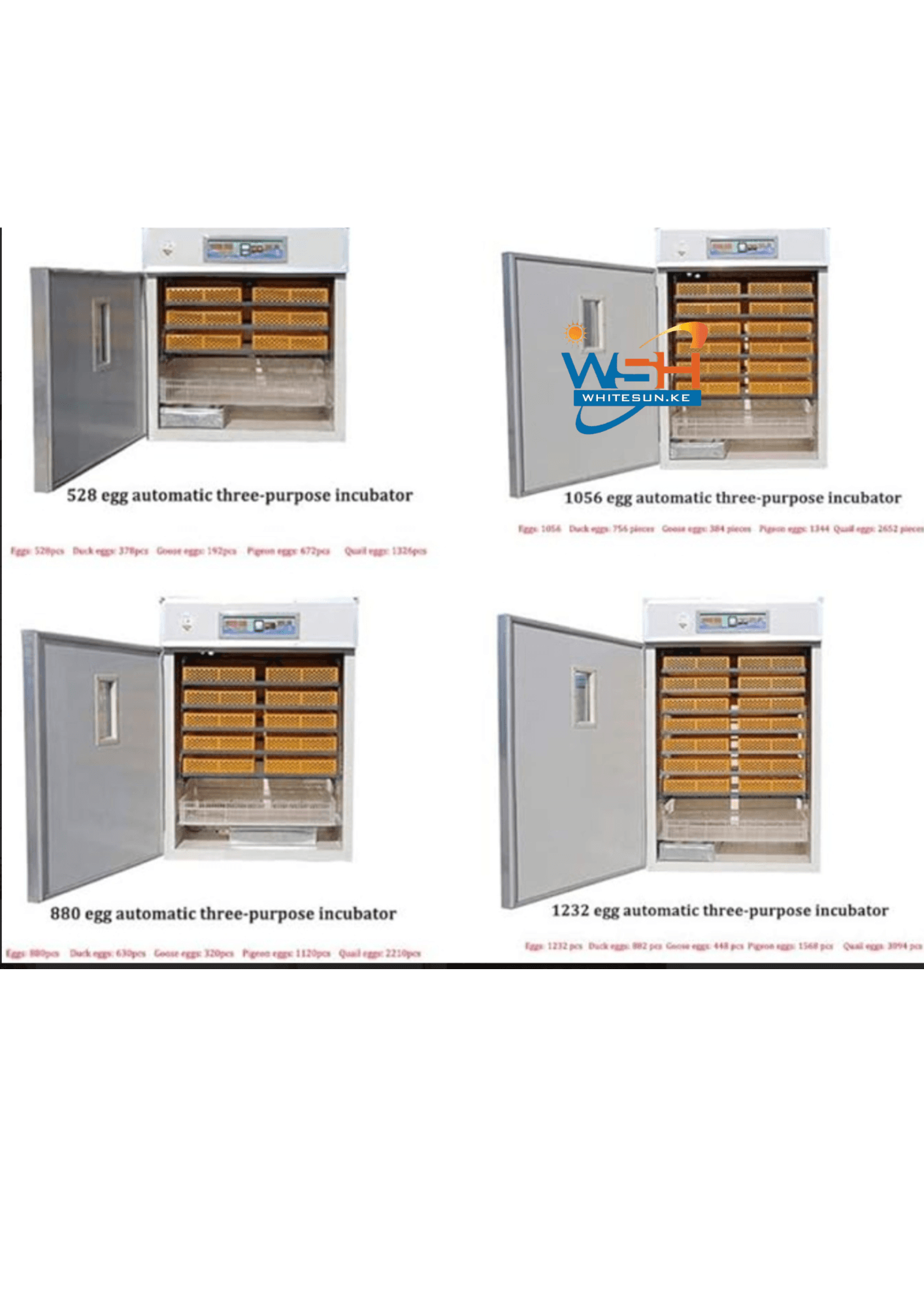 128 Eggs Faida Bora Digital Fully Automatic Egg Incubator Thumbnail 5