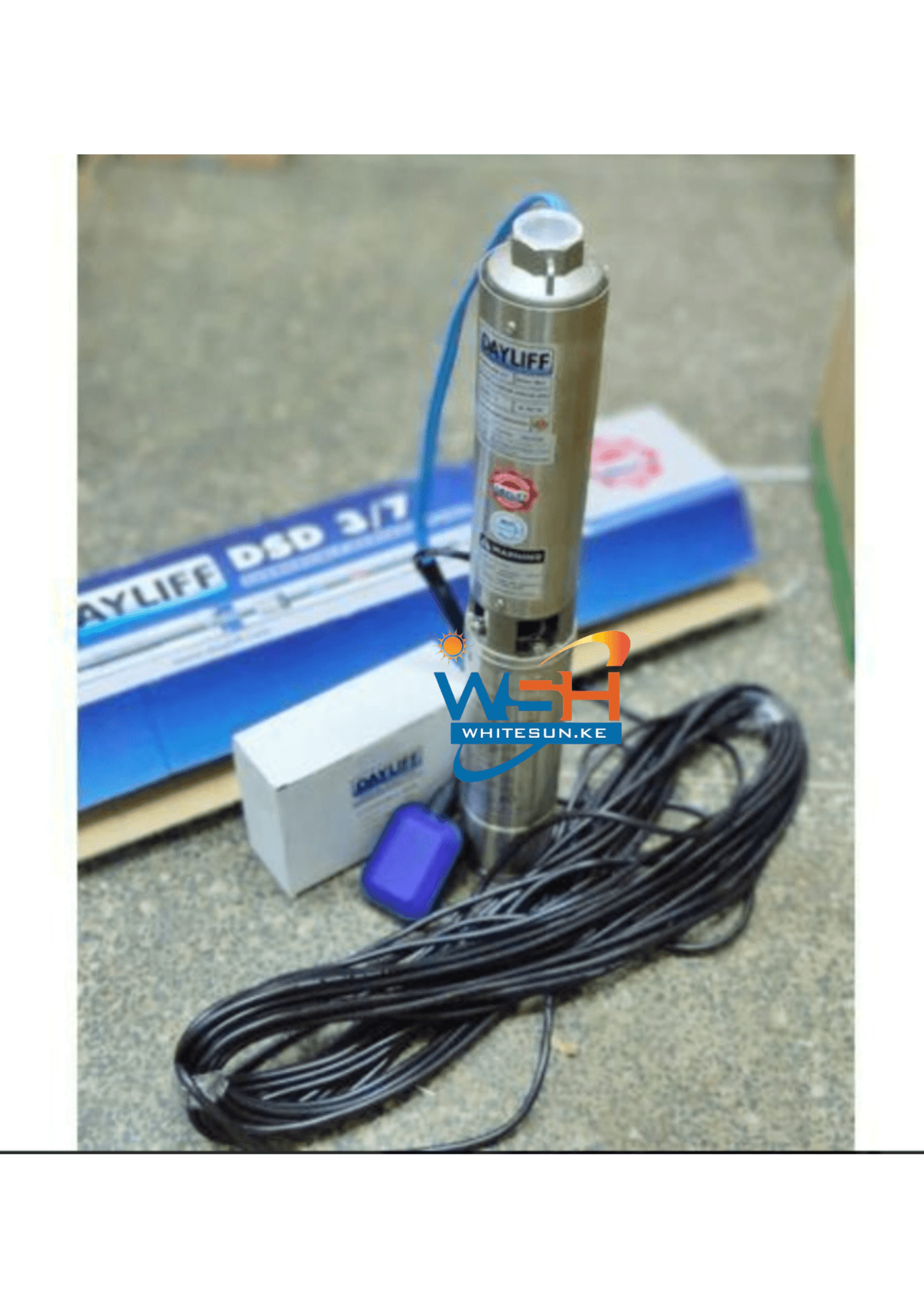 50M Dayliff DSD 3/7 Submersible Well Pump - 0.5HP (premier) Thumbnail 2