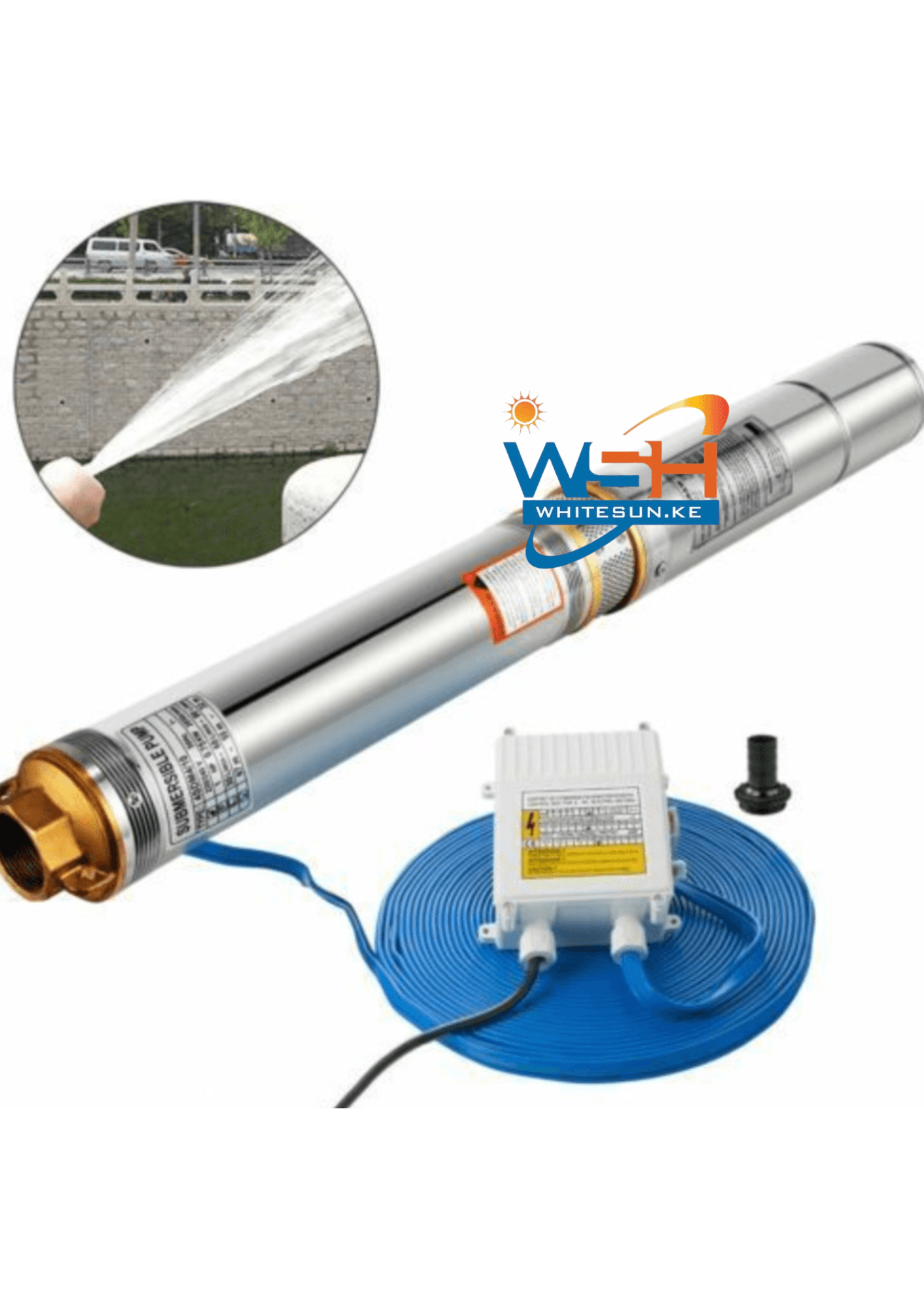50M Dayliff DSD 3/7 Submersible Well Pump - 0.5HP (premier) Thumbnail 4
