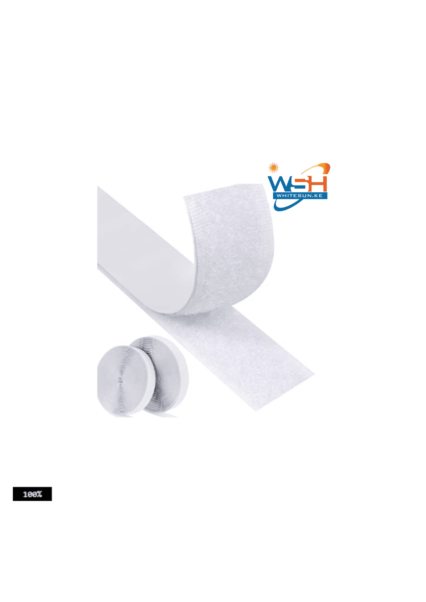 Adhesive Hook & Non Adhesive Loop Velcro In 25M Rolls Per Pair Of Hook And Loop,...