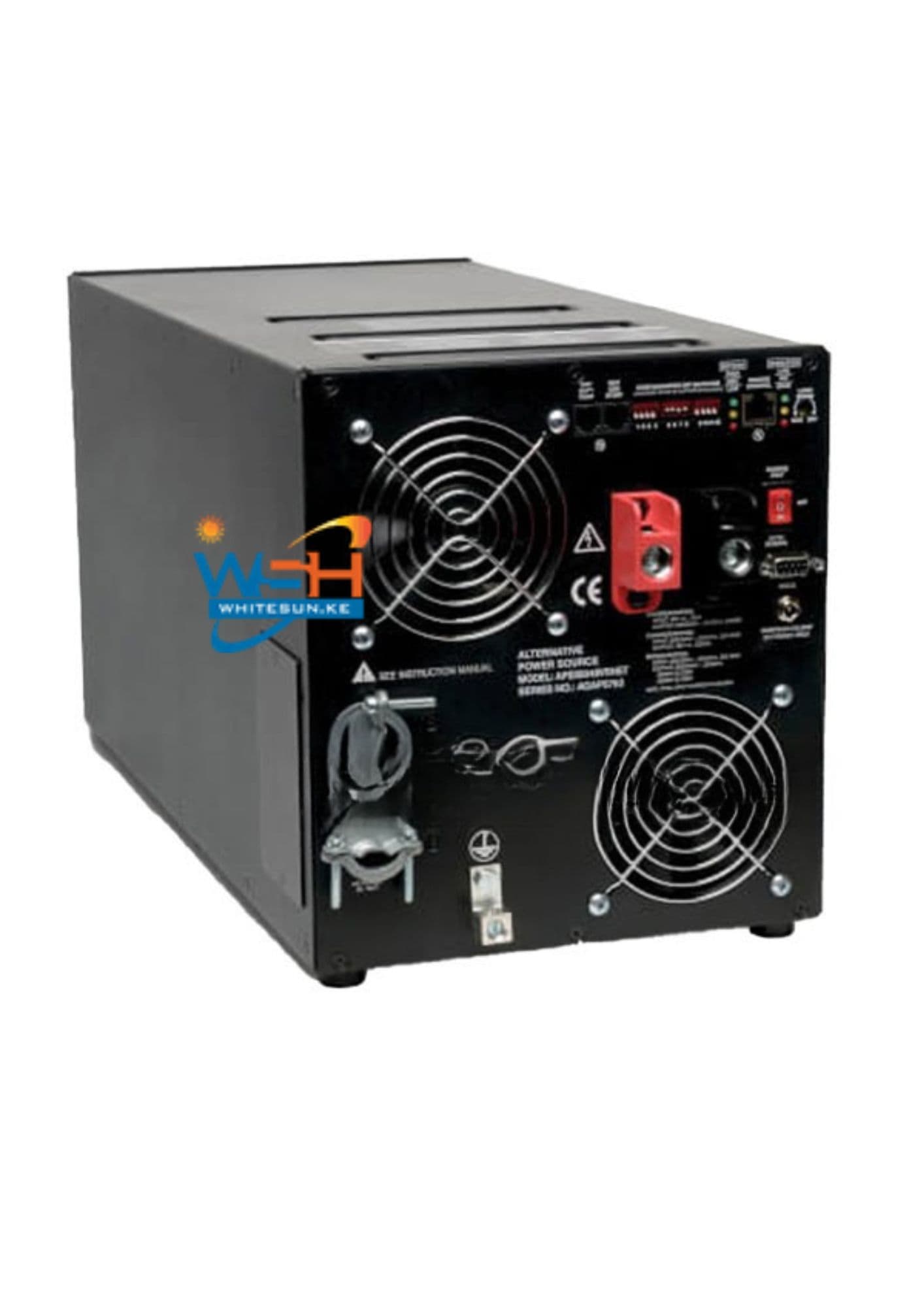 Solar Inverter Charger, Snmp Capable 6000W Tripp-Lite Apsx6048Vrnet Black Aluminium Alloy