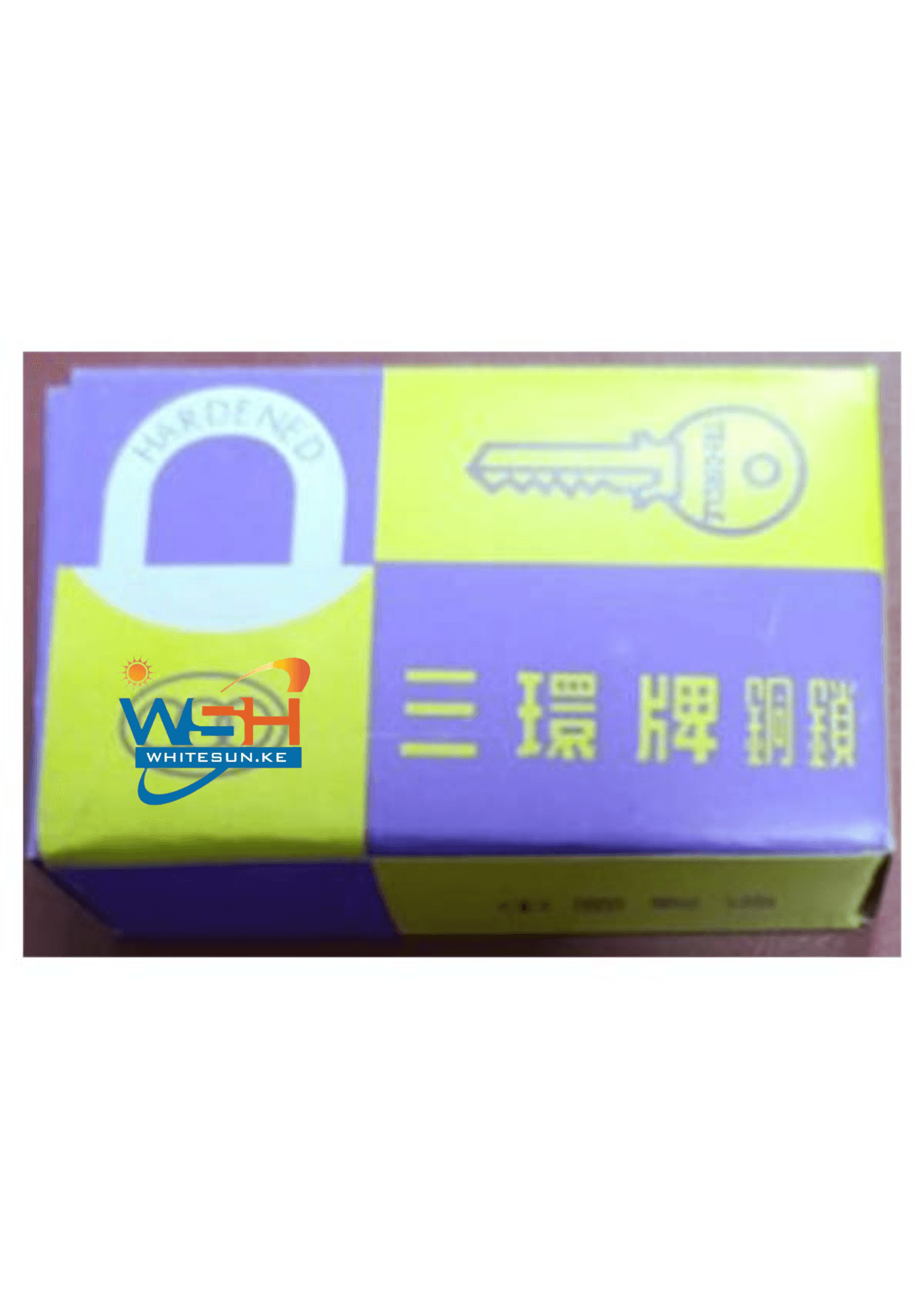 Padlock With 3 Keys 263 Tri Circle