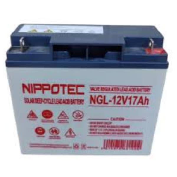 12V-17Ah Maintenance Free Battery, Nippotec NP17