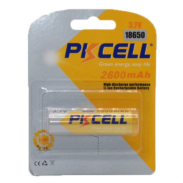 icr18650-2600mah-lithium-rechargable-battery-pkcell-each-on-blister-pack