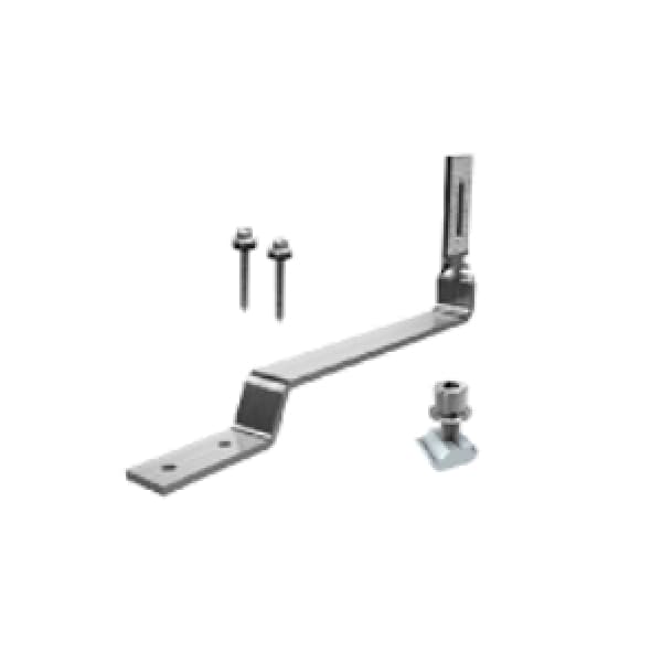 Flat/Plain Tile Roof Hook With D-Nut And Wooden Screws, For Solar Fitting