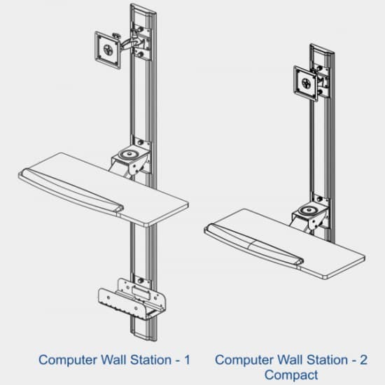 Computer Wall Station – Compact Ebco Sl Thumbnail 2