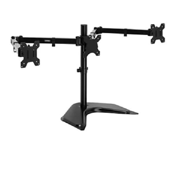 Triple Monitor Stand Free Standing Base