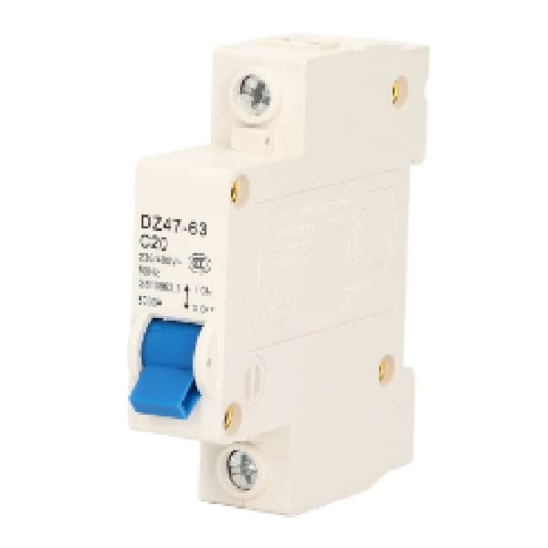 1-pole-miniature-circuit-breaker-c20-breaking-capacity-6ka