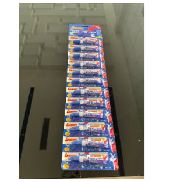 Super Glue, Transparent, Card With 12 Tubes Of 3Gm Each