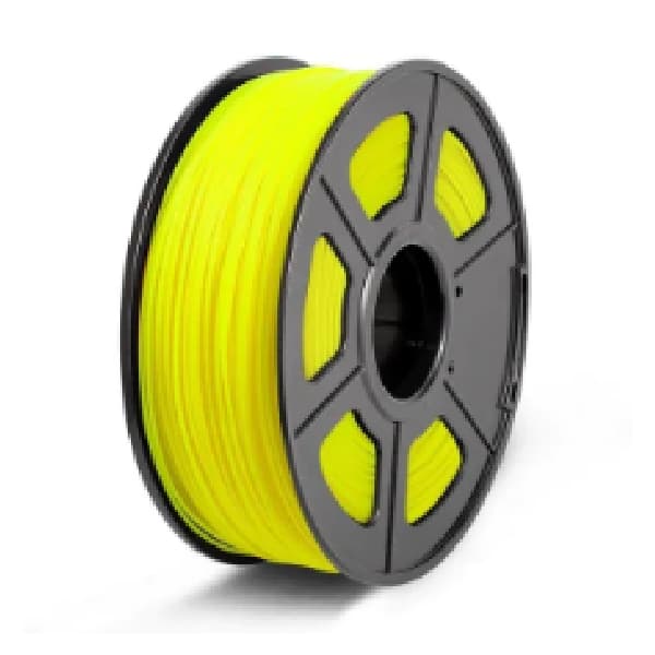PLA Filament For 3D Printer, 1.75mm, 1kg Spool, Fluorescent Yellow