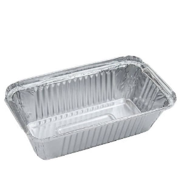 St-Alum Container Rect 8389 – 21 X 14 X 5 Cm, Pack Of 125 Pcs, With Lid