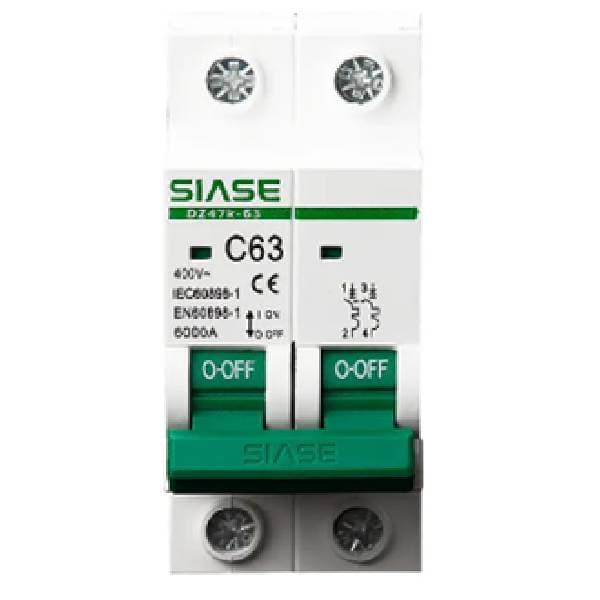 2-pole-miniature-circuit-breaker-c63-breaking-capacity-6ka