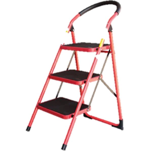 round-handle-metal-ladder-3-steps-height-115x48x65cm-black-white-yb-203a