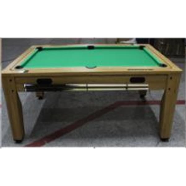 Pooltable 7ft With Green Velvet Play Surface On MDF With Accessories Thumbnail 3