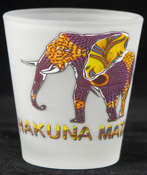 frosted-shot-glass-elephant-print-hakuna-matata