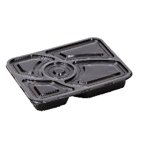 St-Microwave.Container Black 5 Sec Serving Container W/Lid – 26Cm X 20Cm, Pack of 50