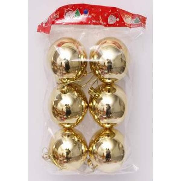 6cm-shiny-plastic-ball-6pcs-pkt-gold