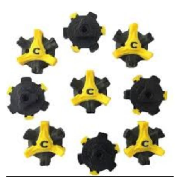golf-shoe-spikes-yellow-black-xd07