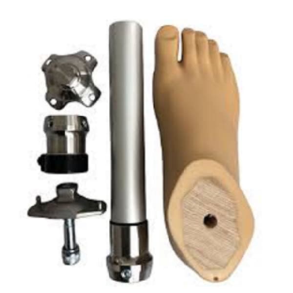 complete-set-of-stainless-steel-artificial-leg-model-no-3-with-200mm