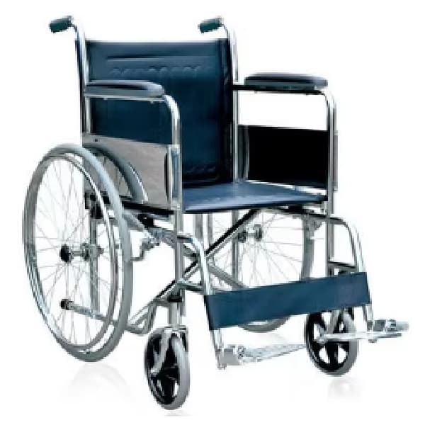 standard-adult-wheelchair-like-809-model-chrome-finish-chrome-steel-handrim-with-safety-belt