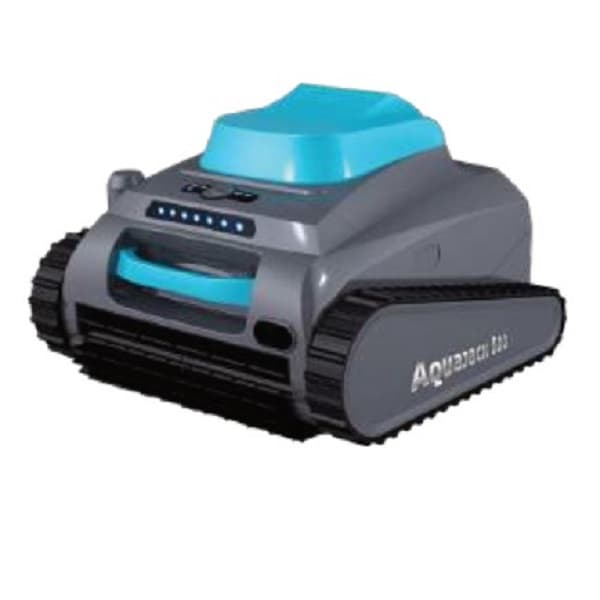 Cordless Robotic Pool Cleaner Climbing The Wall, Cleaning The Floor & Waterline