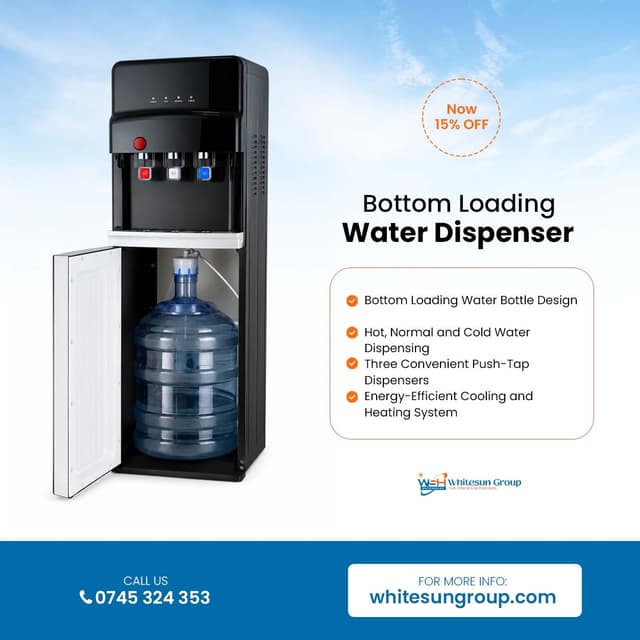 unitech-dispenser-bottom-load-hot-cold-and-normal-water-with-compressor
