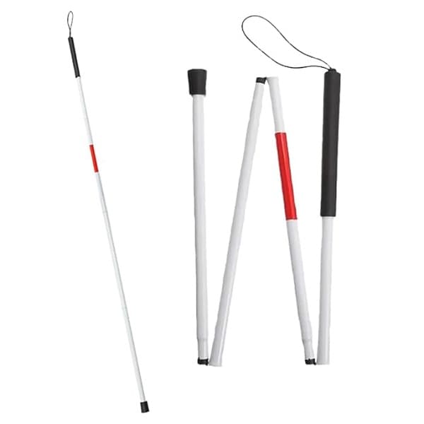 foldable-blind-walking-stick-lightweight-carbon-steel-4-section-white-cane