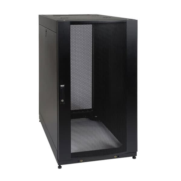 smart-rack-enclosure-25u-600-x-1050mm-tripp-lite-sr25ubkd-black-powder-coated-metal