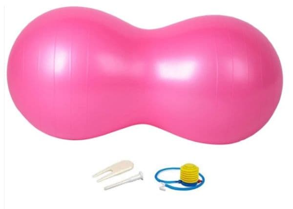 pvc-peanut-gym-ball-90cm-red-blue