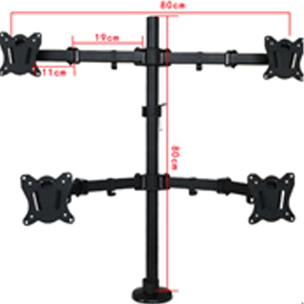 quad-monitor-arm-desk-mount-supports-14-27-inch-monitors-vesa-75x75mm-100x100mm