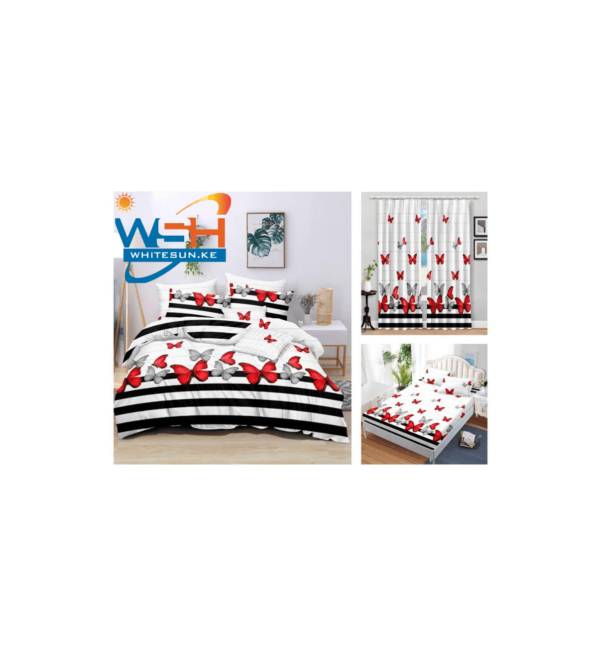 Duvet set matching with curtains