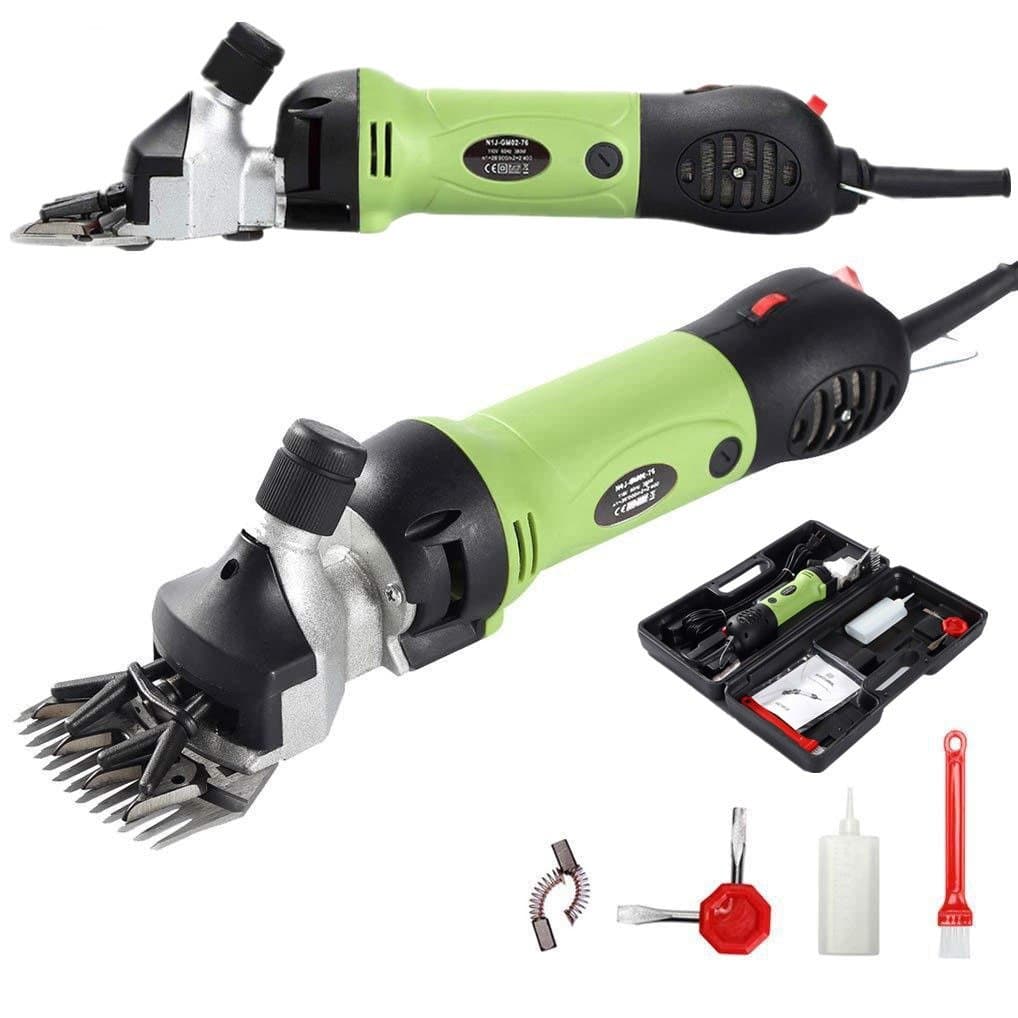 ProShear 500W Electric Sheep Clipper – 6-Speed Adjustable Tension Knob Livestock Grooming Shears with Durable Steel Blades & Maintenance Kit Thumbnail 2