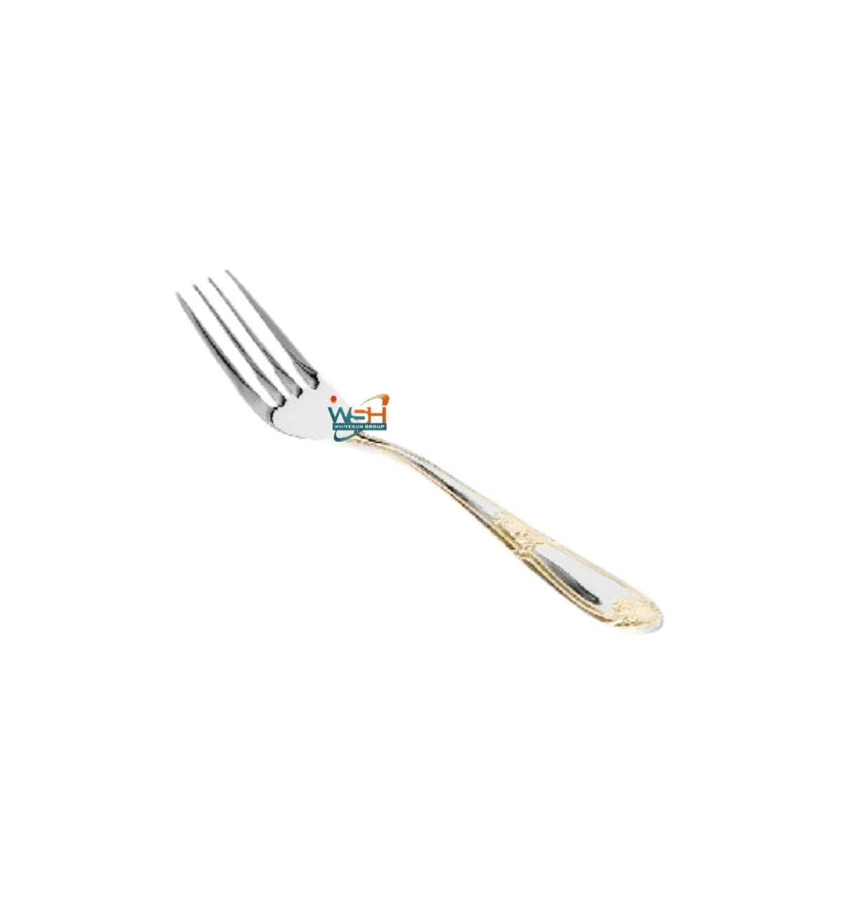Whitesun single gold table tea fork/6PCS