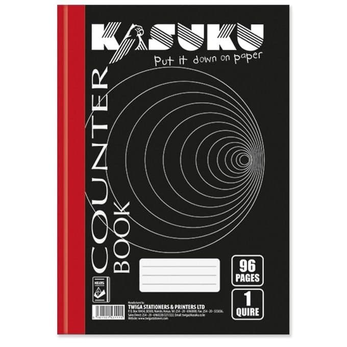 Kasuku COUNTER BOOK 1 QUIRE HARDCOVER