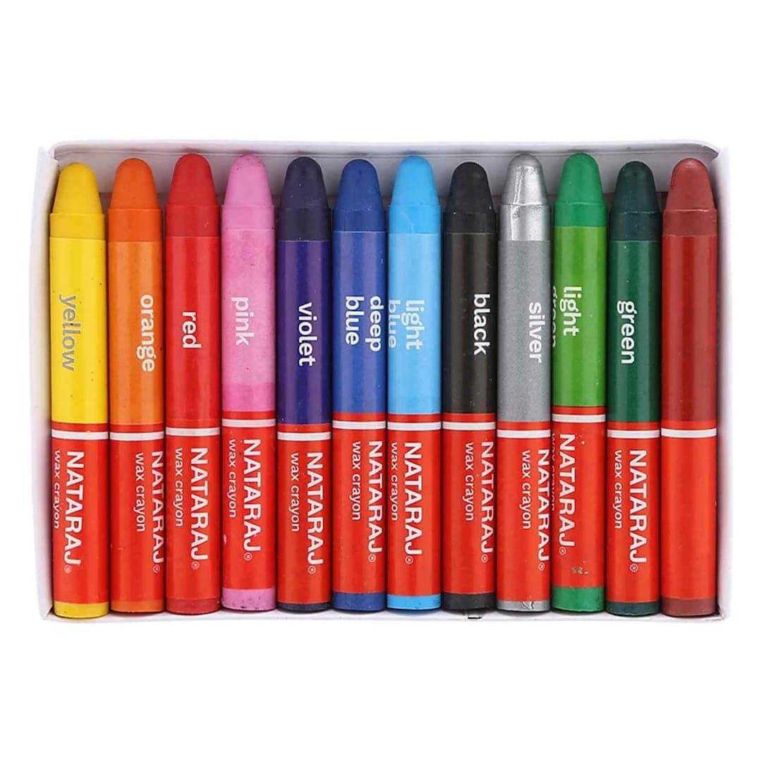Nataraj Jumbo Wax Crayon 12 Pieces Thumbnail 3