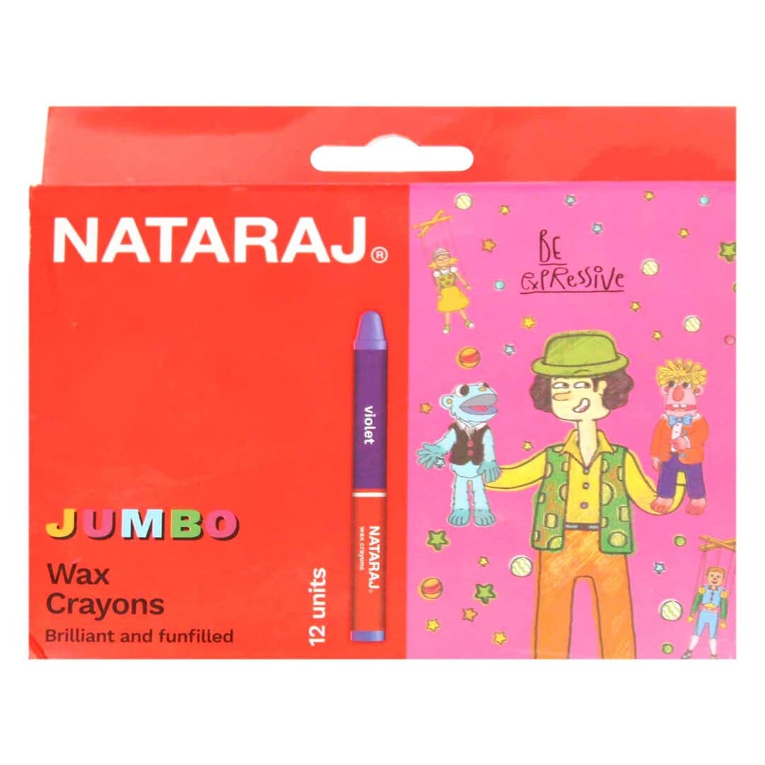 Nataraj Jumbo Wax Crayon 12 Pieces Thumbnail 2