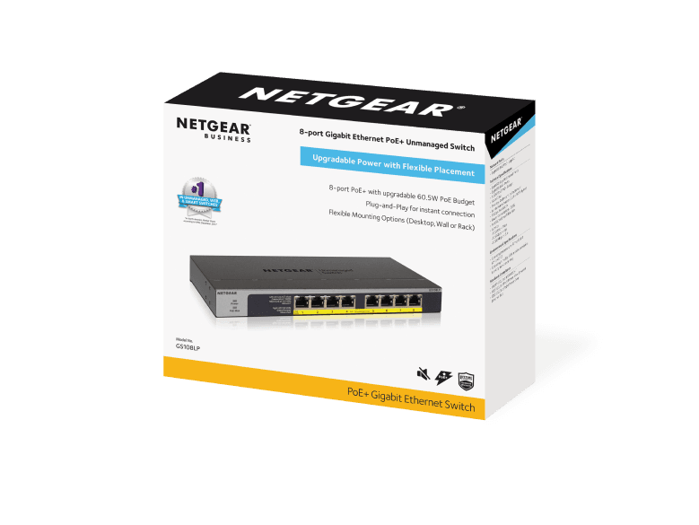 Netgear GS108LP 8-Port PoE Switch Thumbnail 3