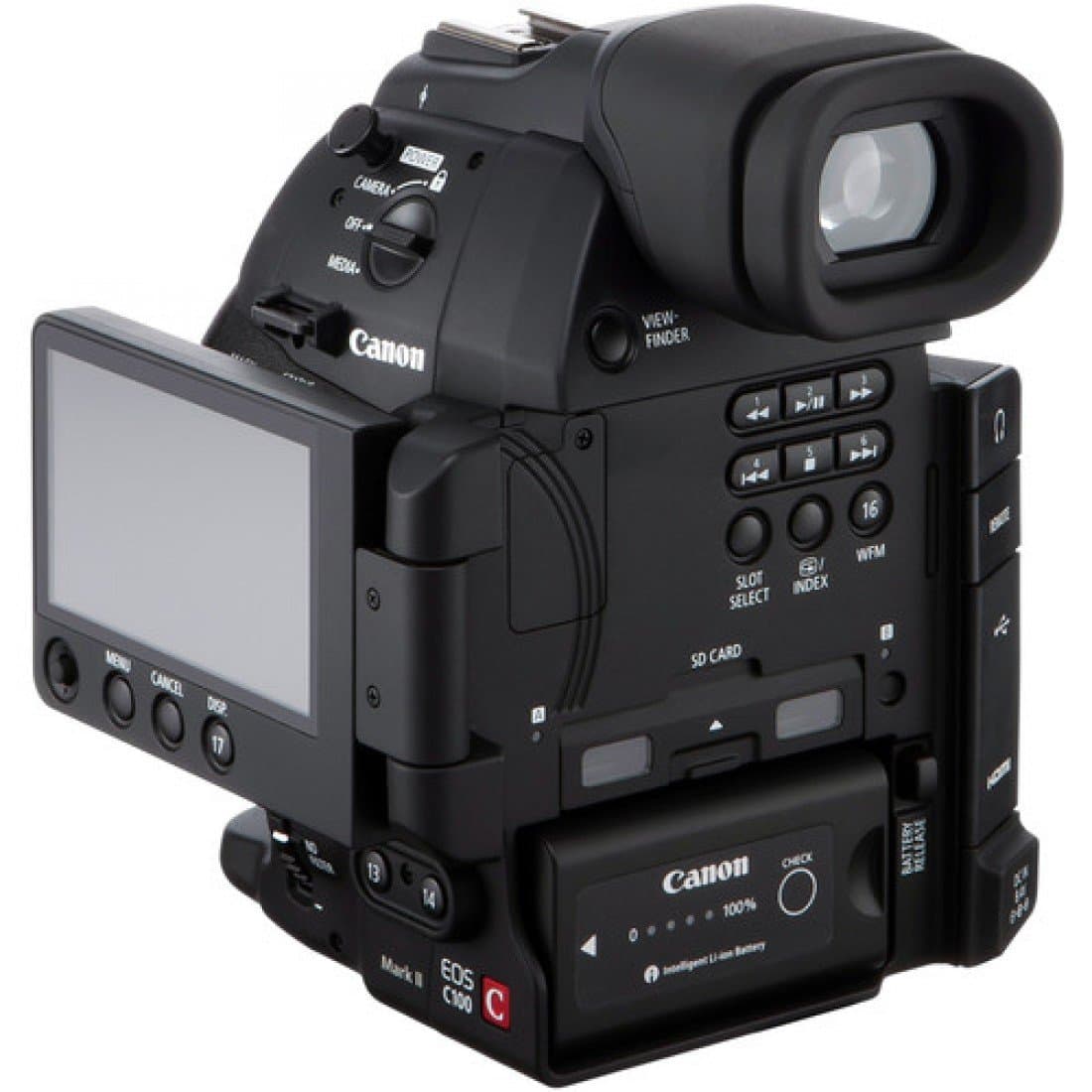 Canon EOS C100 Mark II Cinema EOS Camera with Dual Pixel CMOS AF (Body Only) Thumbnail 3