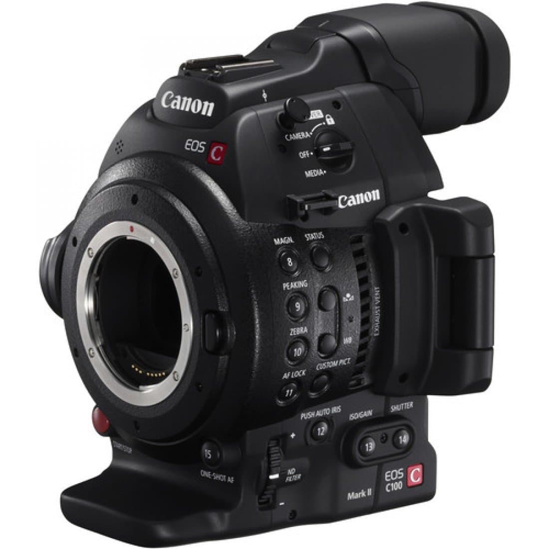 Canon EOS C100 Mark II Cinema EOS Camera with Dual Pixel CMOS AF (Body Only)