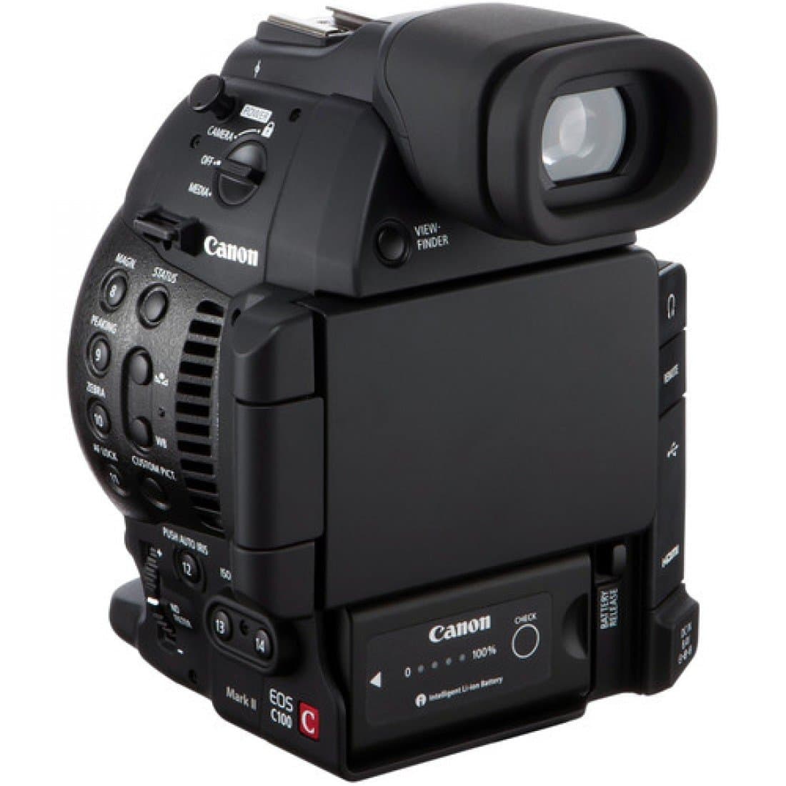Canon EOS C100 Mark II Cinema EOS Camera with Dual Pixel CMOS AF (Body Only) Thumbnail 2