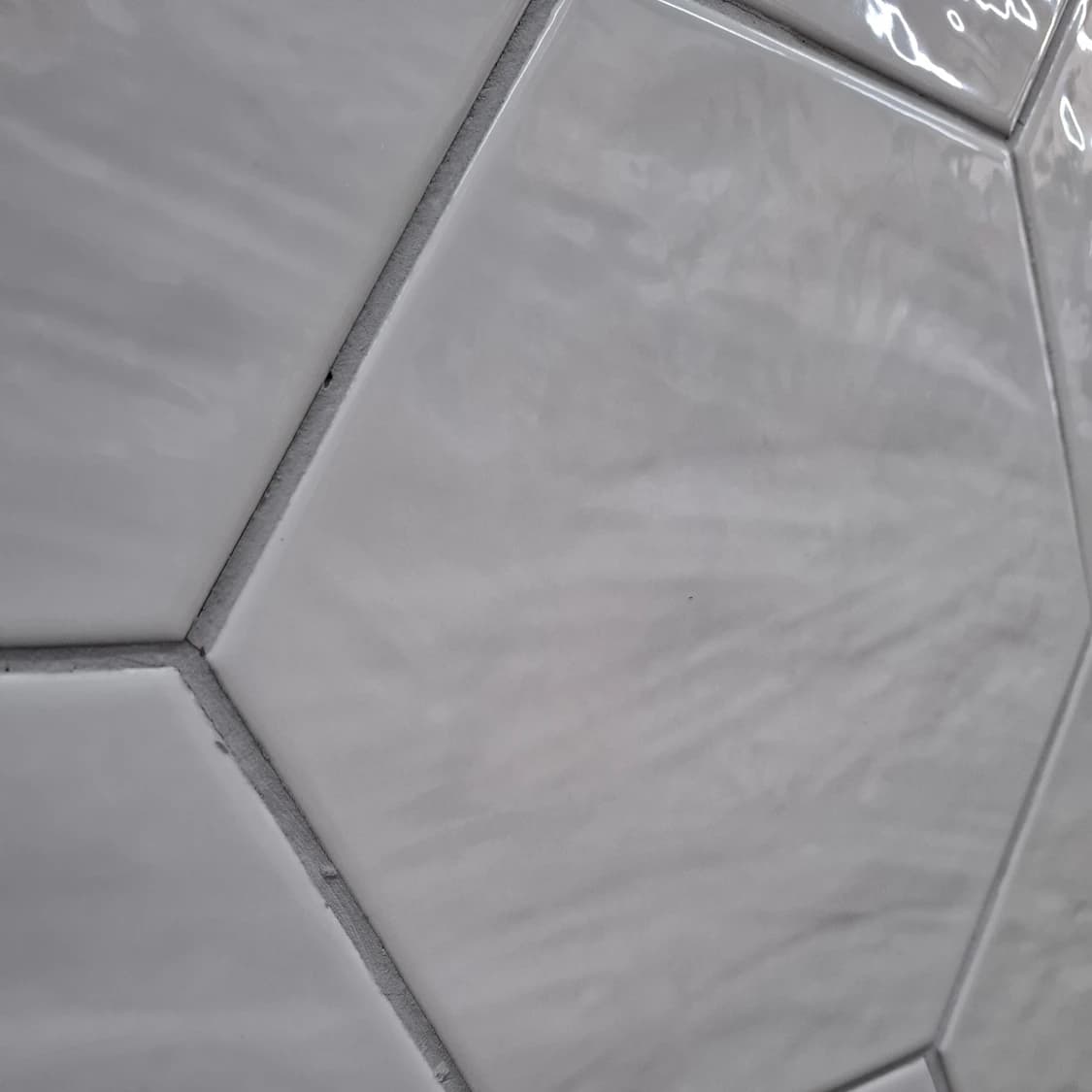 Hexa Chiara Gris Shiny Porcelain Floor Tile - 258 x 290mm Thumbnail 3