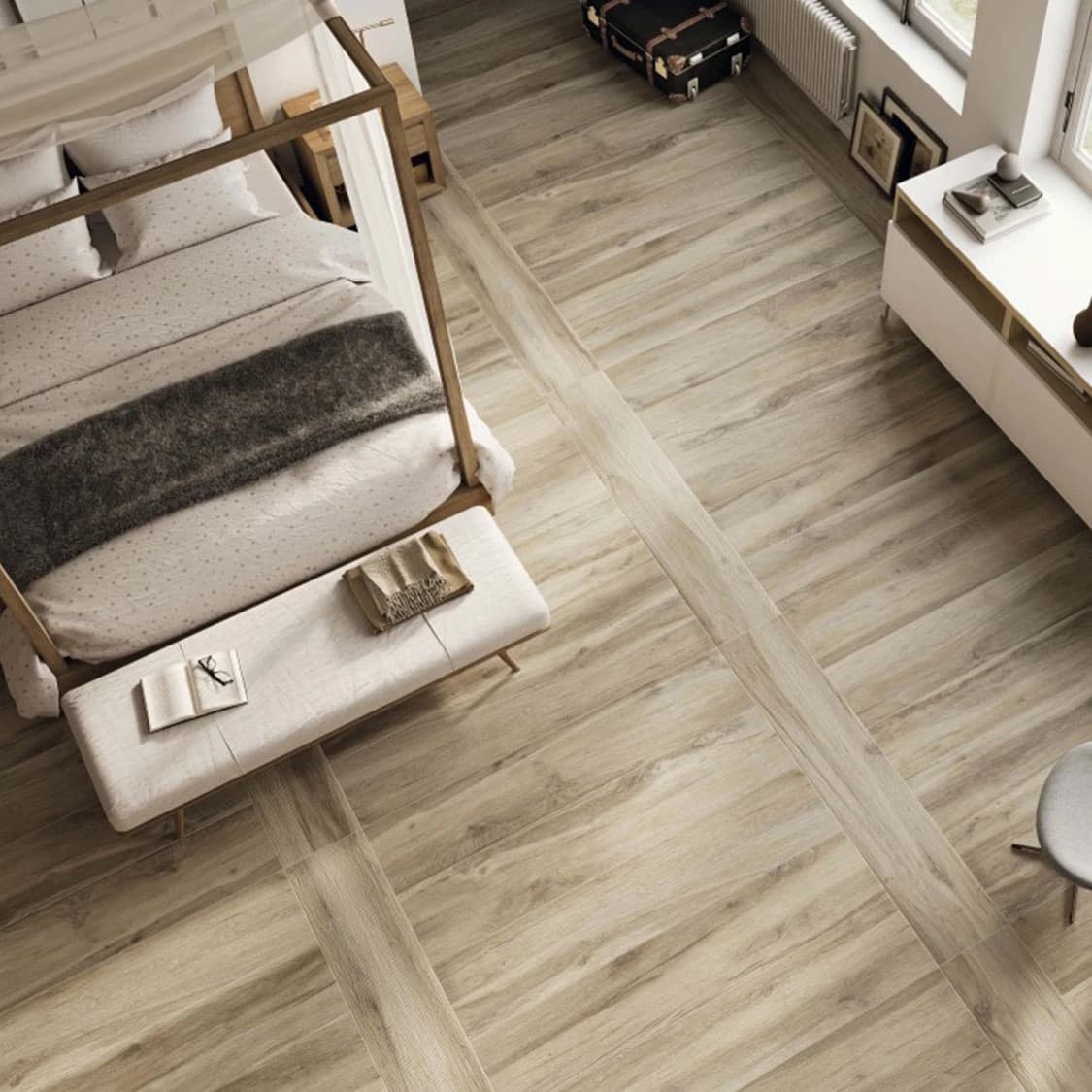 Blaze Natural Glazed Porcelain Matt Floor Tile - 300 x 1500mm