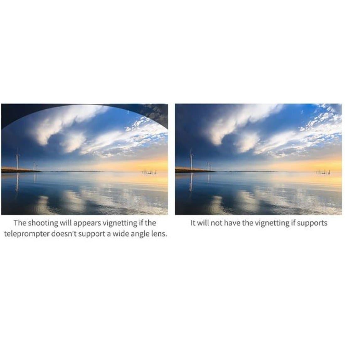 Feelworld TP2 Portable Teleprompter for Smartphones, Tablets & DSLR Cameras Thumbnail 7