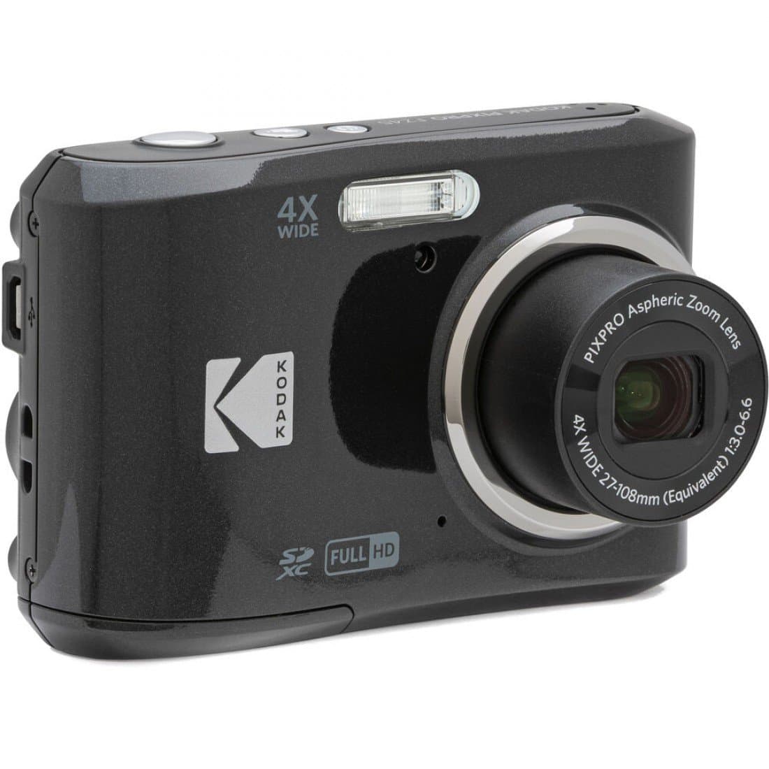 Kodak Pixpro FZ45 Digital Camera (Black) Thumbnail 4